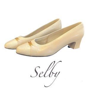 SELBY Vintage Leather Pumps Size 8.5